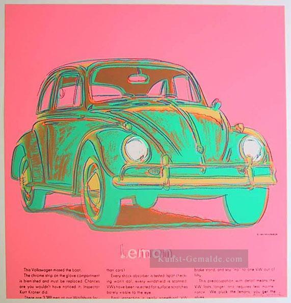 Volkswagen rosa POP Künstler Ölgemälde